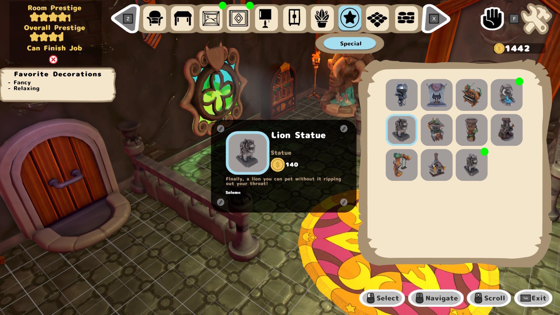 Screenshot of Cozy Dungeons