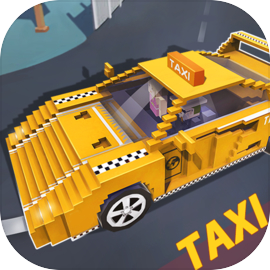 Blocky Taxi Driver: City Rush