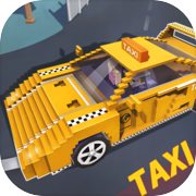 Blocky Taxi Driver- City Rush