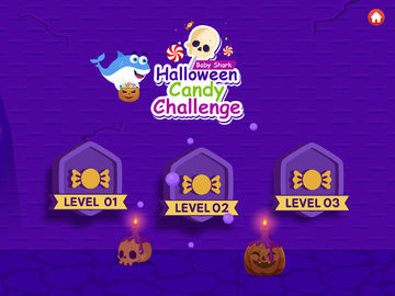Baby Shark - Candy Challenge Game Screenshot