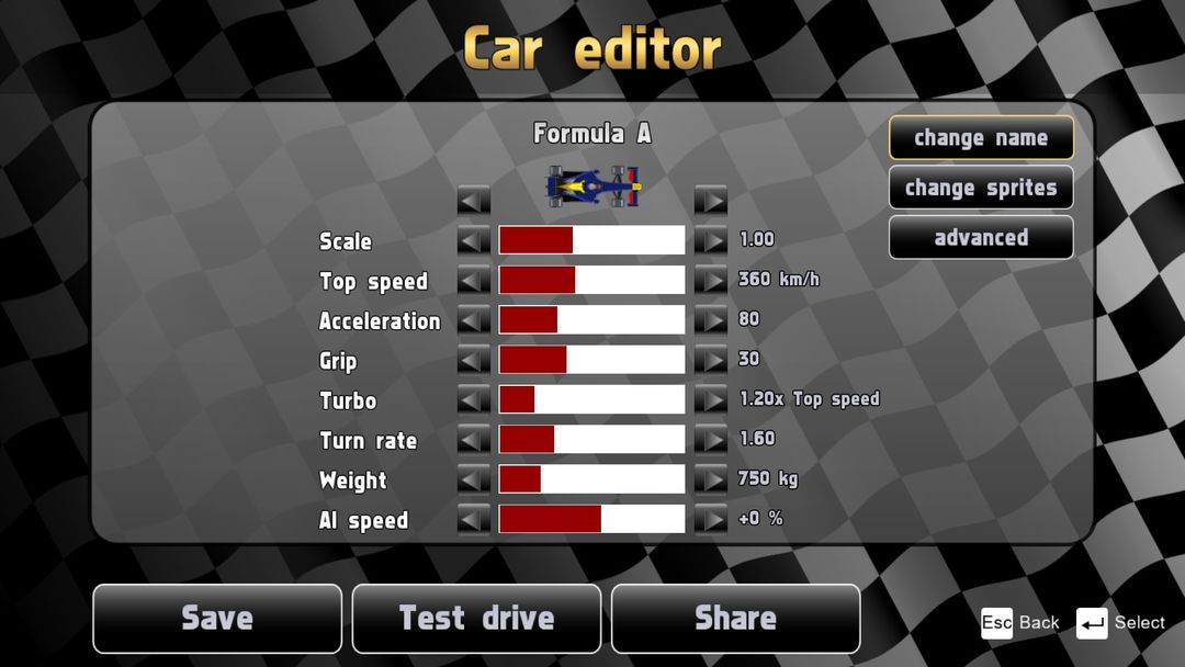 Screenshot of Ultimate Racing 2D 2