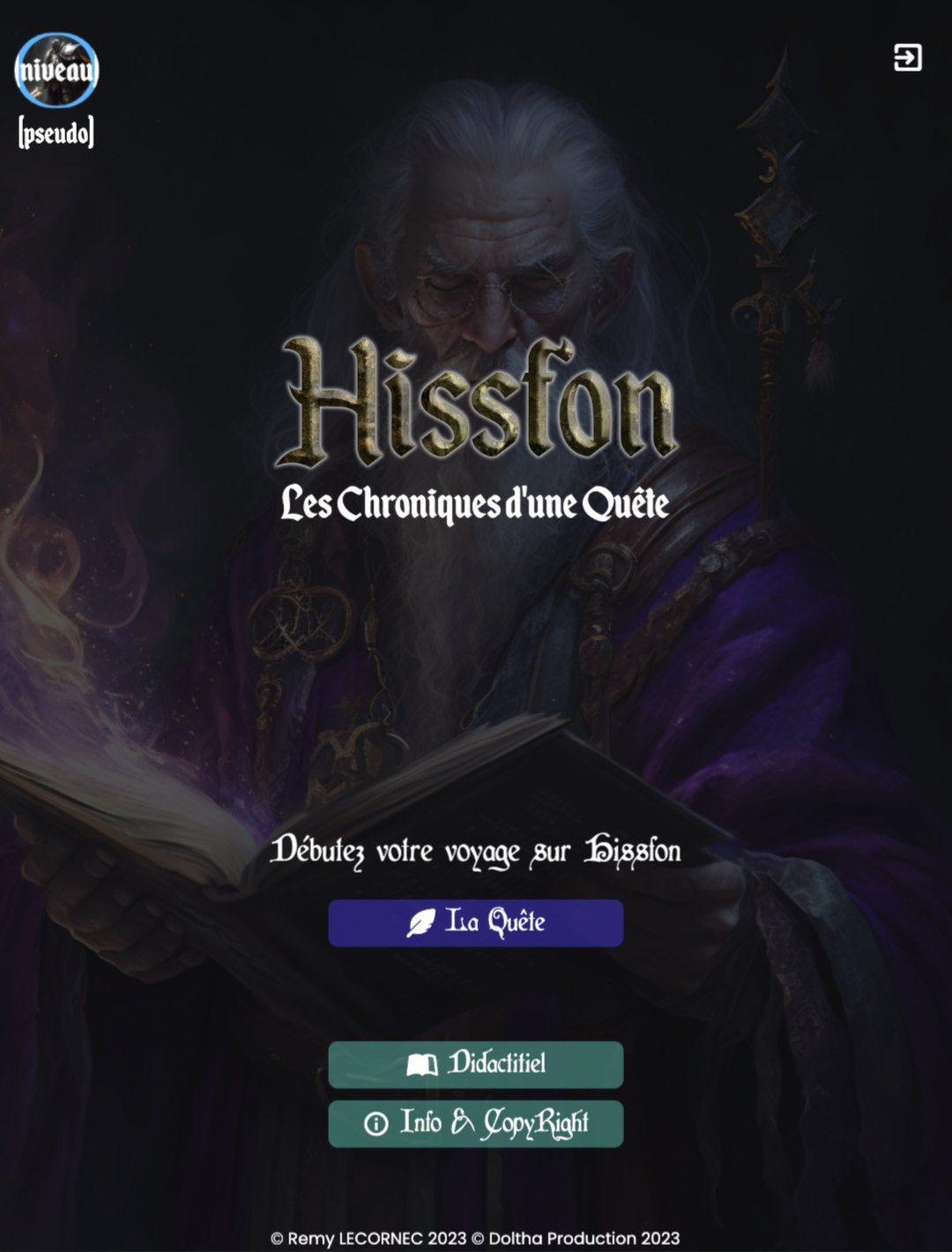 Cuplikan Layar Game Les Chroniques d'une Quête
