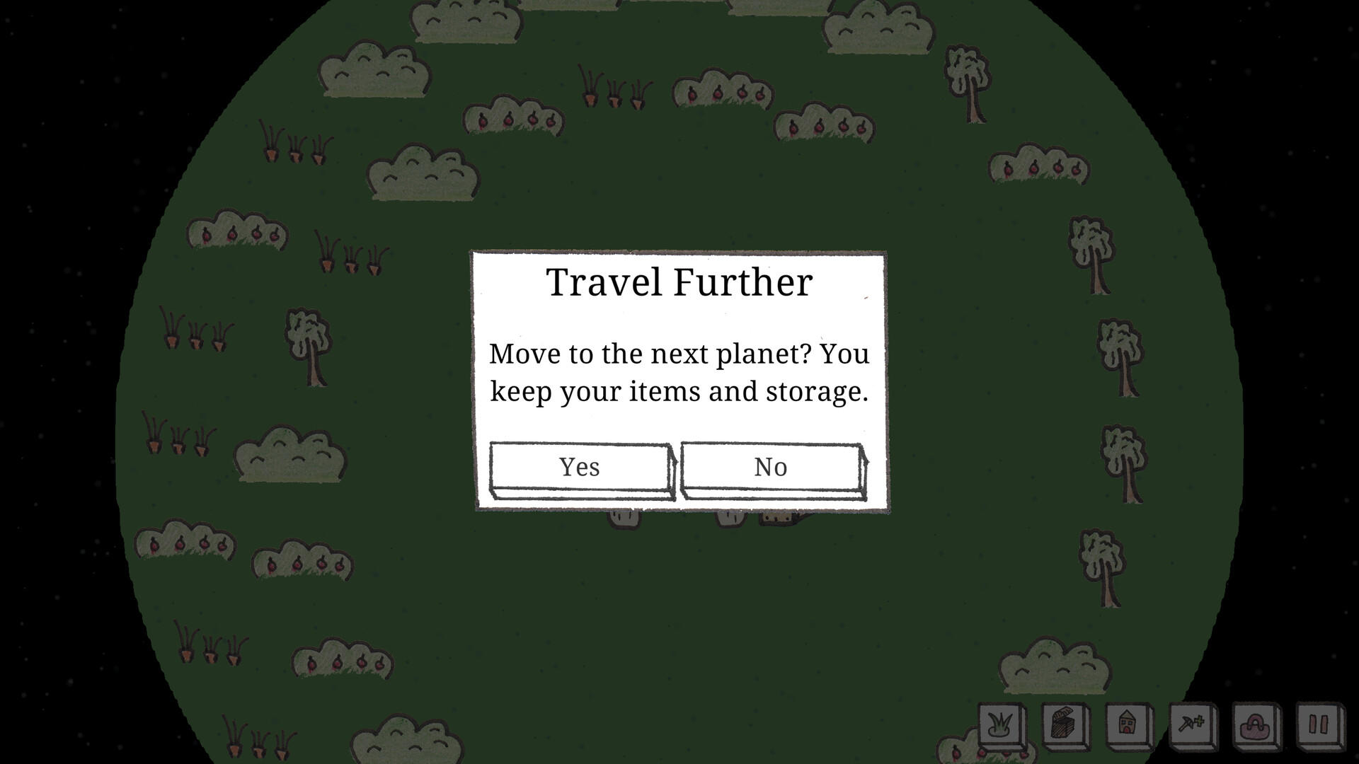Screenshot of Worldcrusher - a survival clicker game