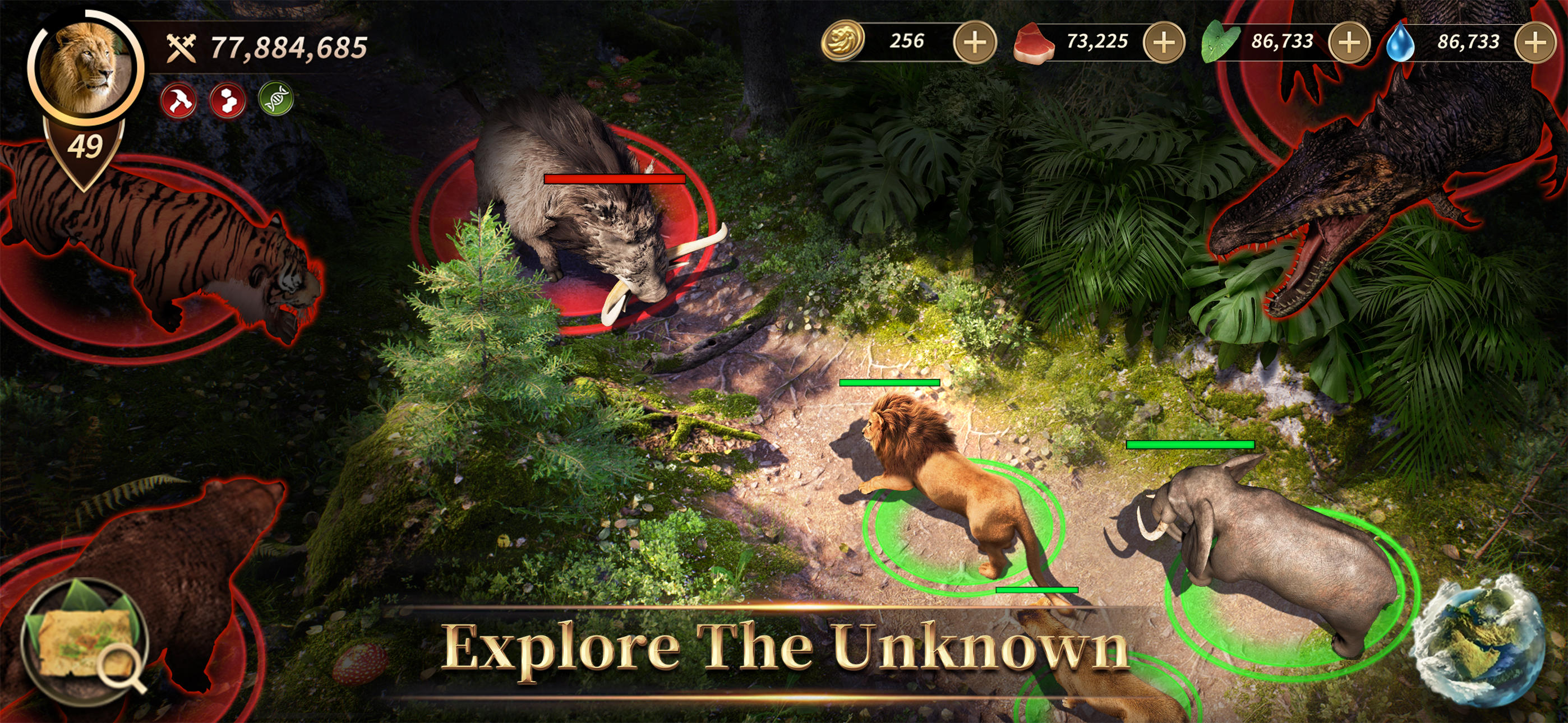 Beast Lord: The New Land Game Screenshot