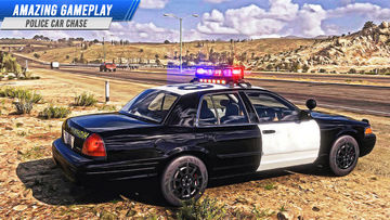 Police Car Chase Simulator 3D Game Screenshot