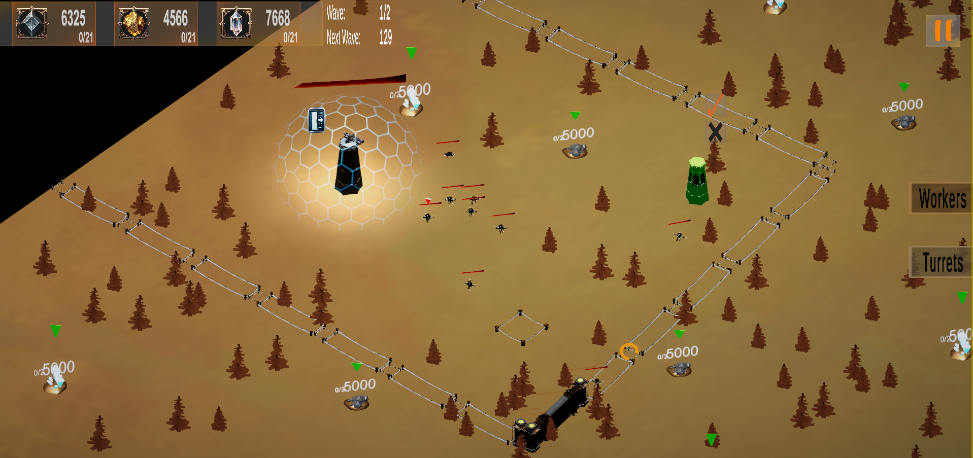 DomeDefense Game Screenshot