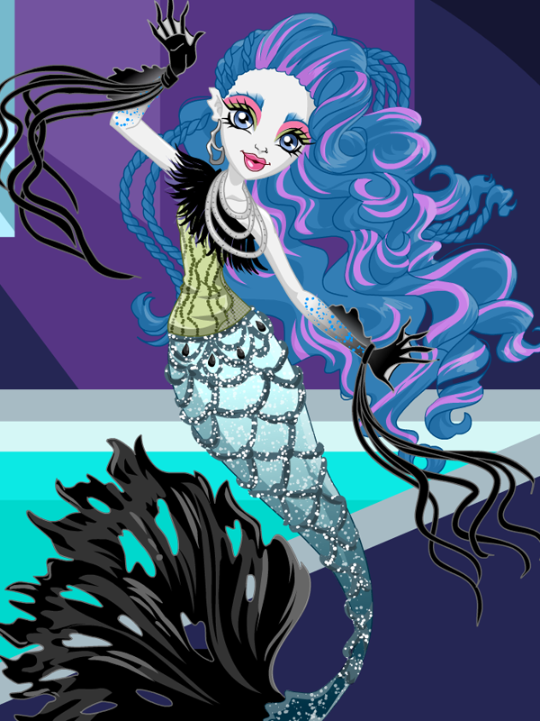 Ghouls Monsters Fashion Dress Up Game Game Screenshot