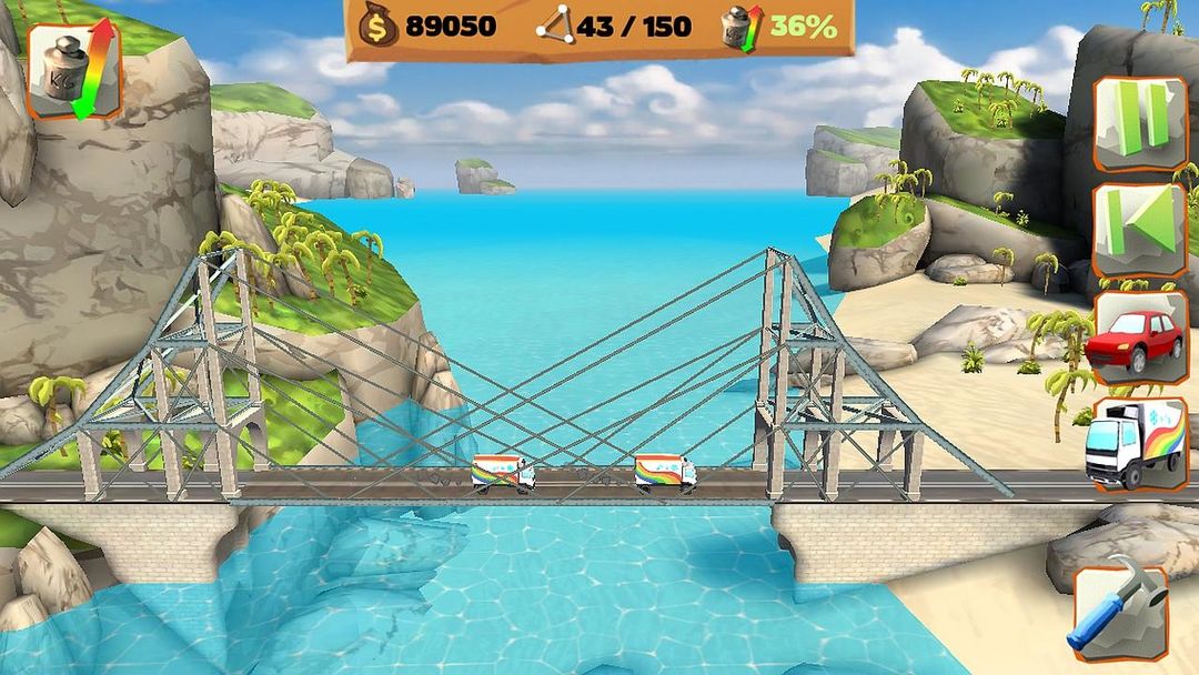 Screenshot of Bridge Constructor Playground 