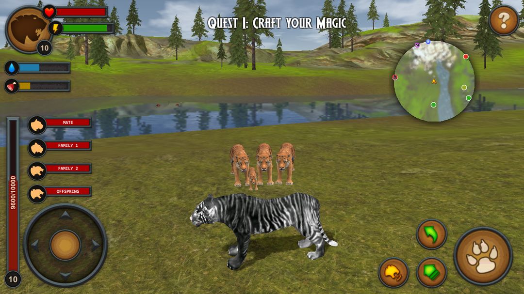 Screenshot of Tigers of the Forest