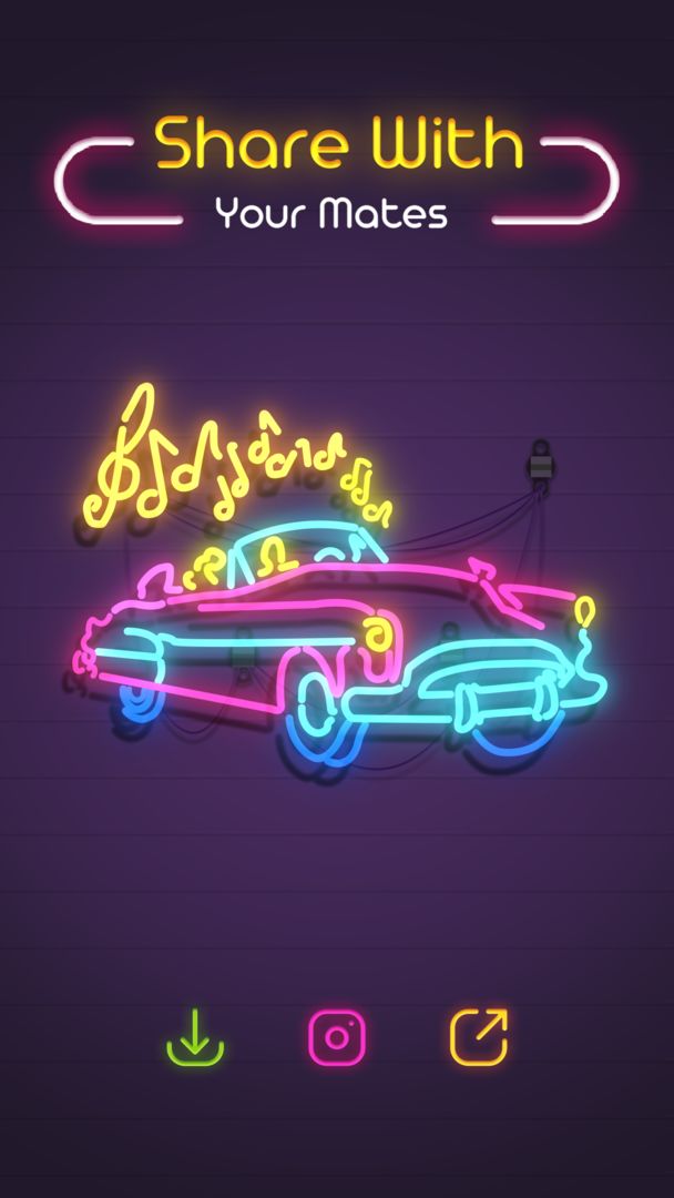 Screenshot of Neon It! - 3D Light Art Puzzle