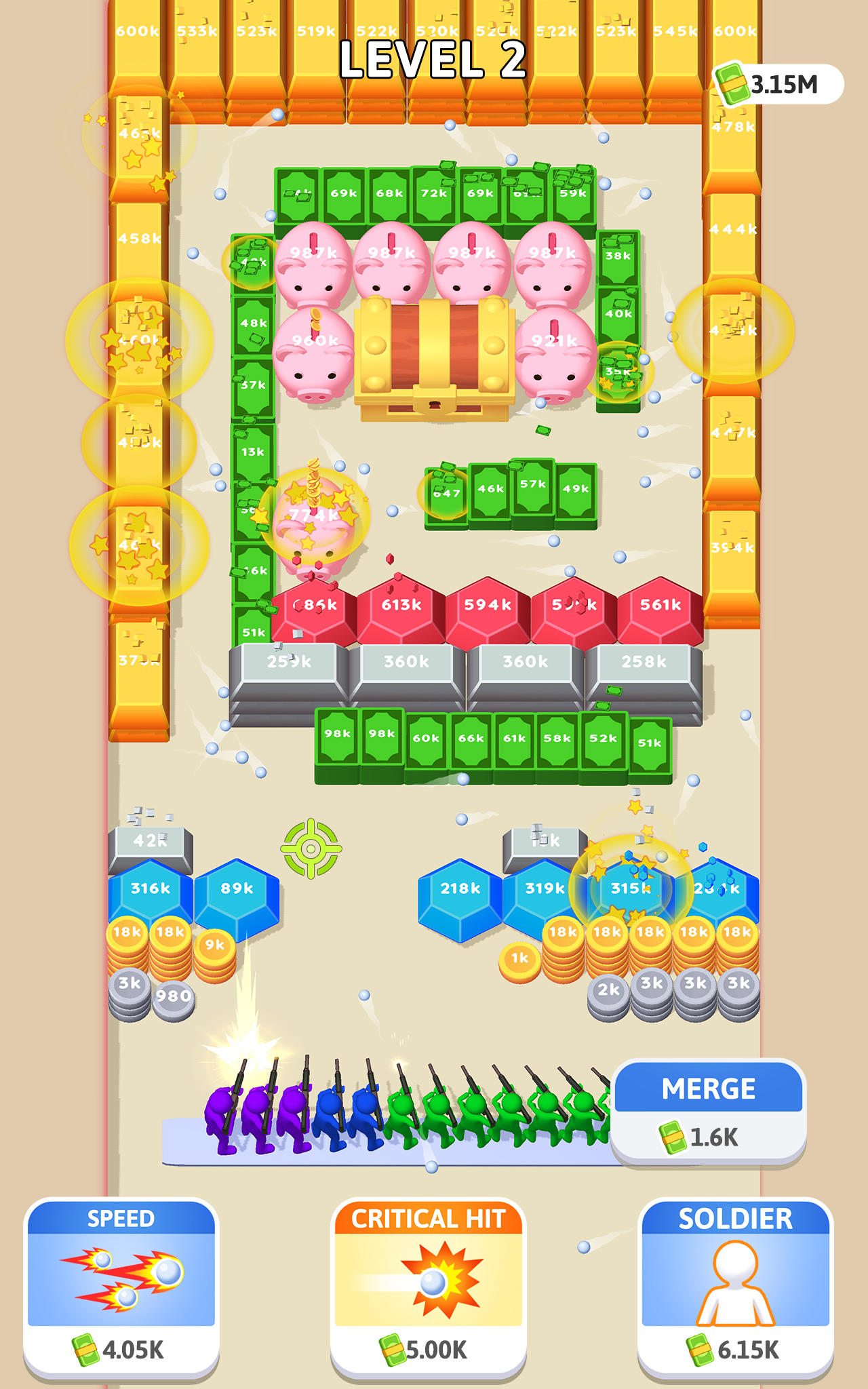 Idle Money Shooter Game Screenshot