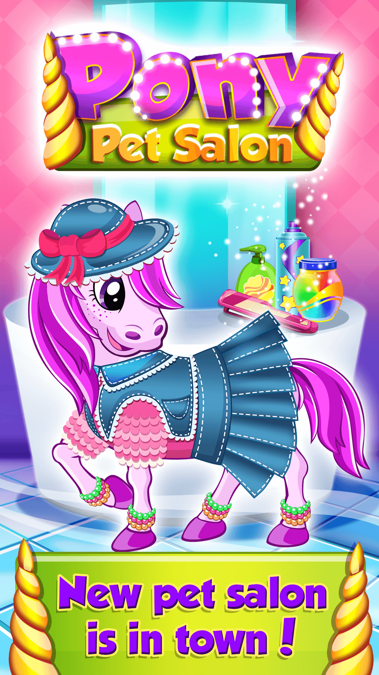 Pony Princess Pet Salon Game Screenshot