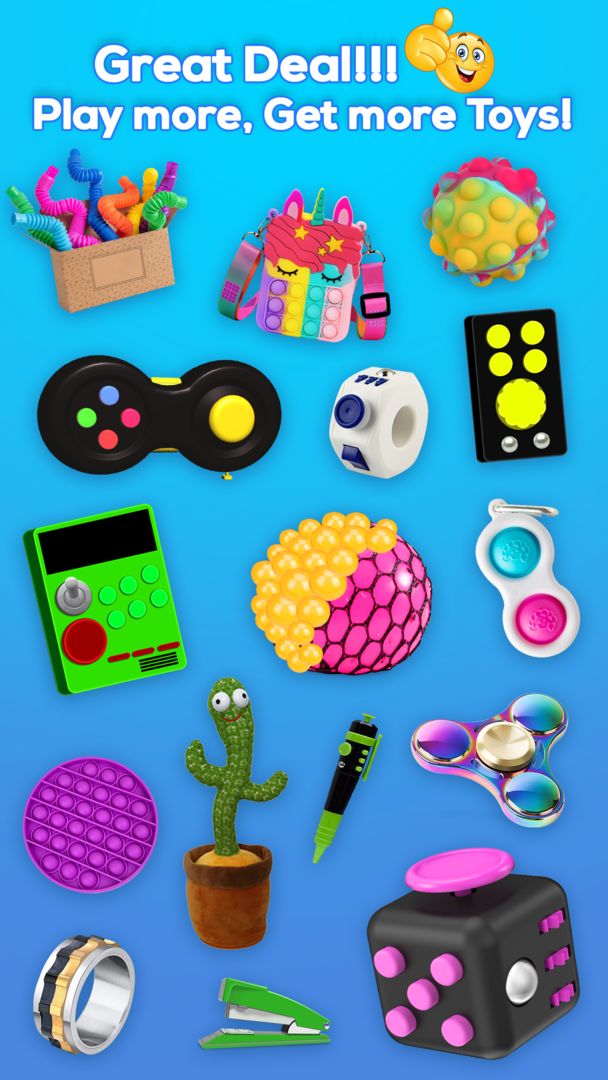 Screenshot of Fidget Toys Trading: Pop it