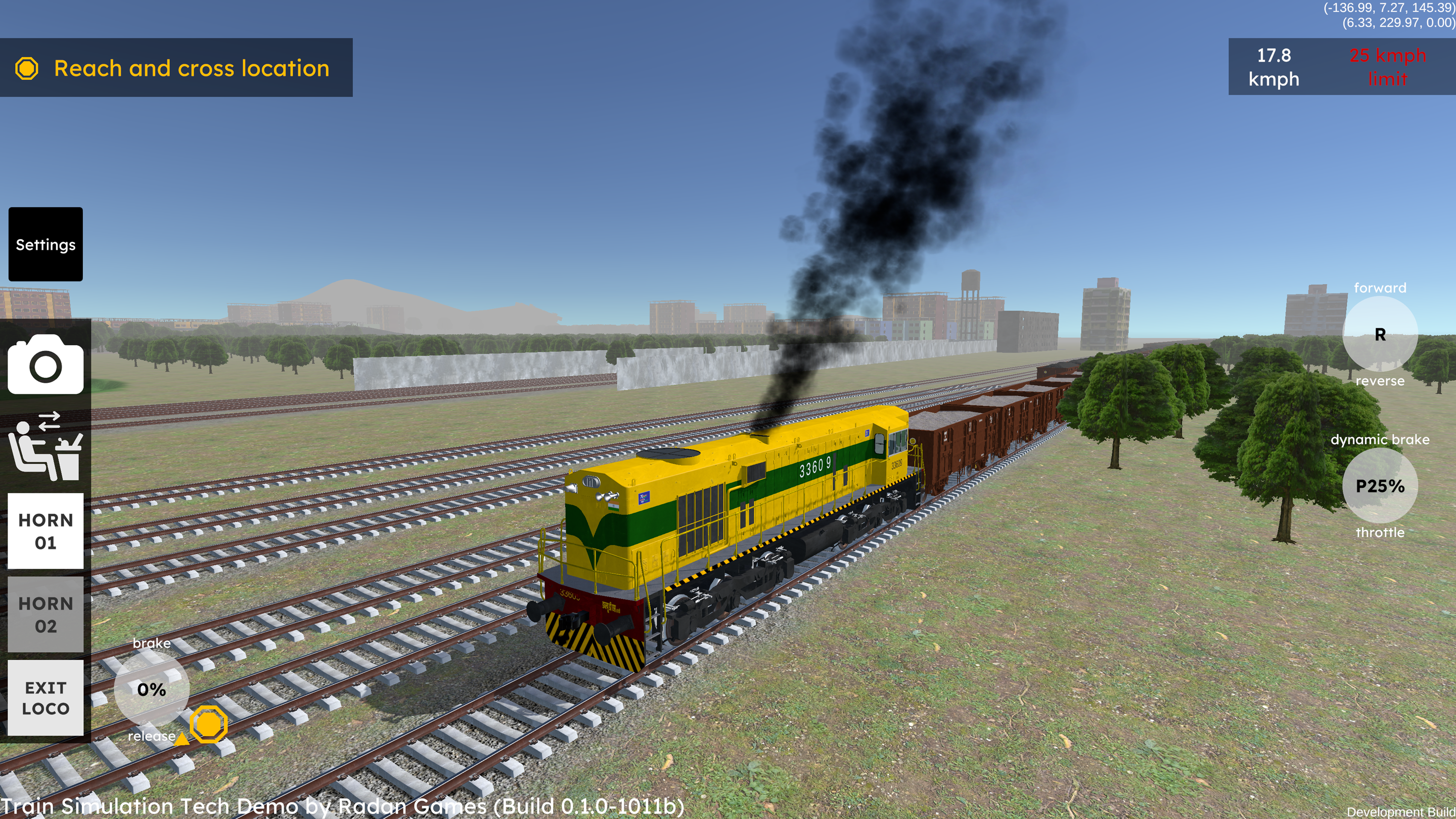 Screenshot of RG Train Tech Demo