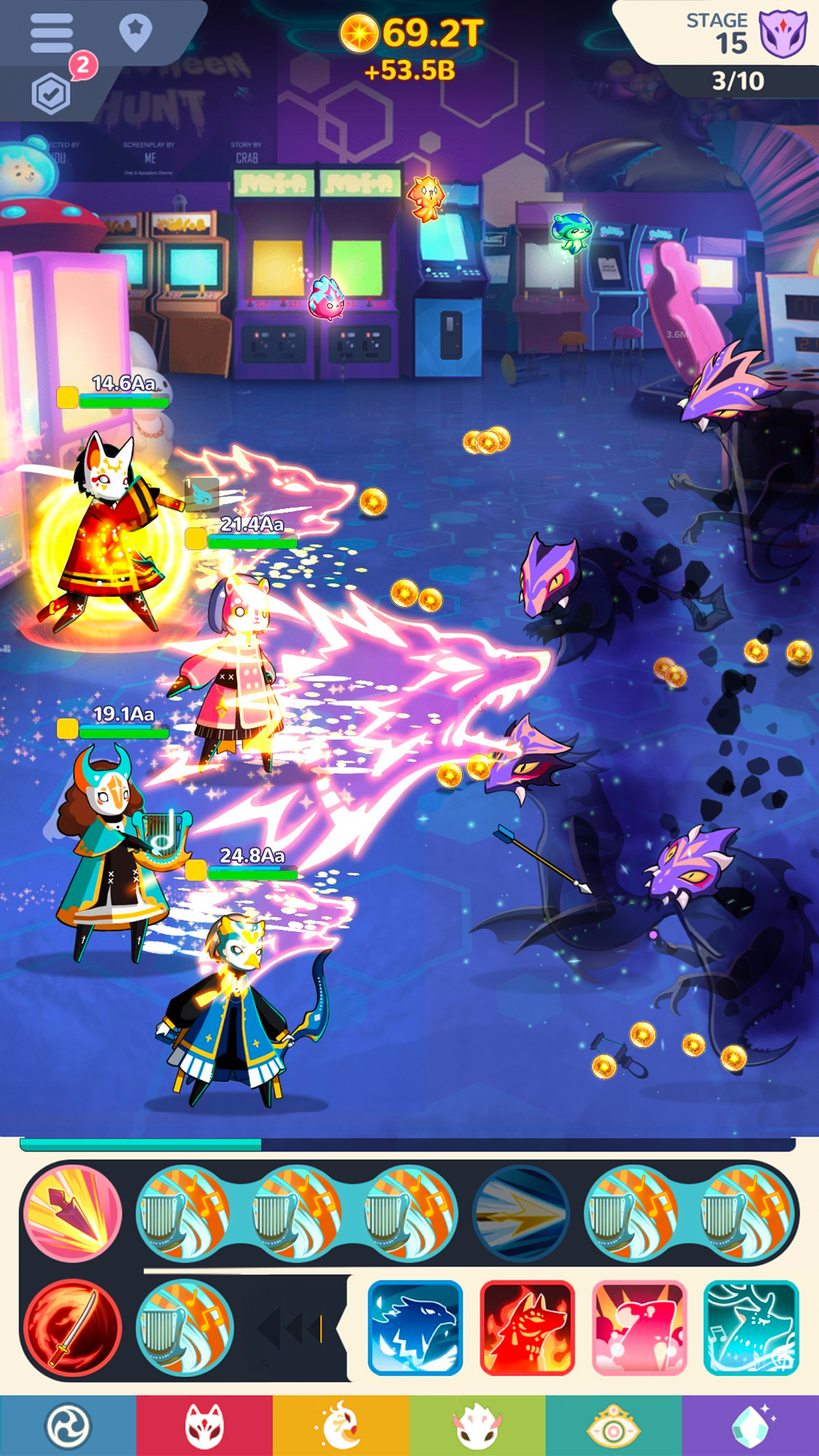 Cuplikan Layar Game Masketeers : Idle Has Fallen