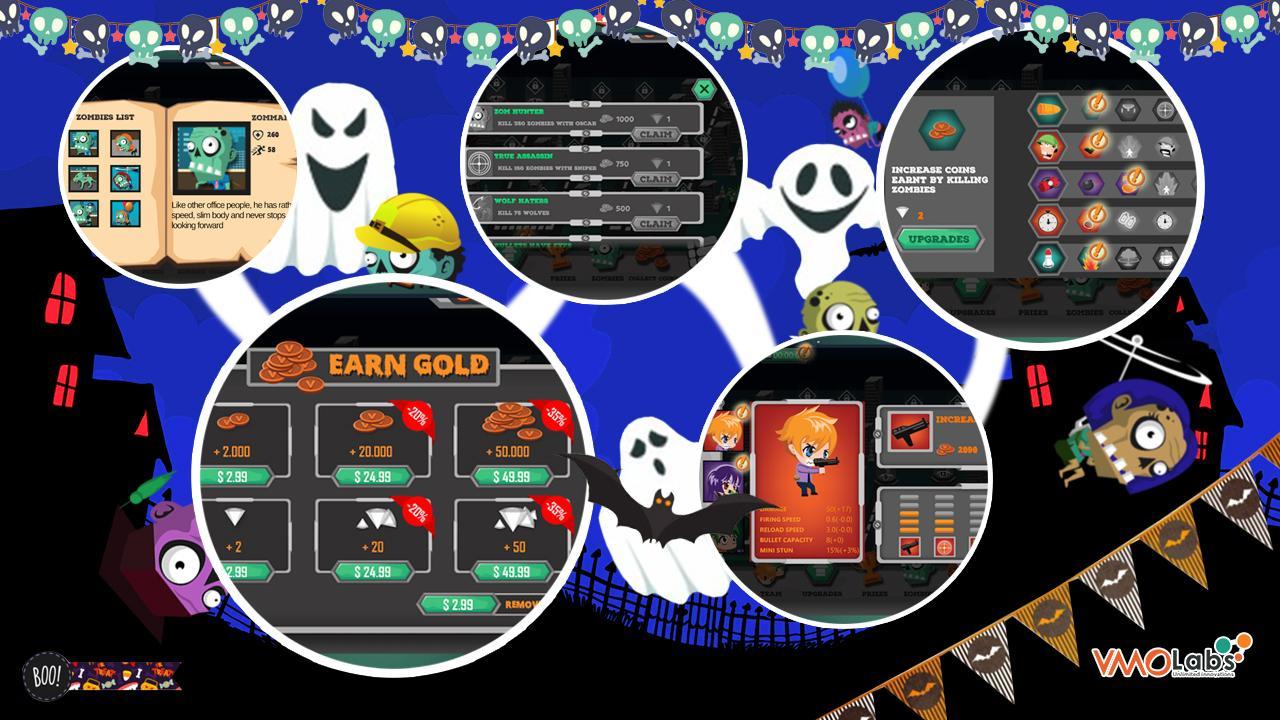 죽은 대상 : 좀비가 상승 게임 스크린샷