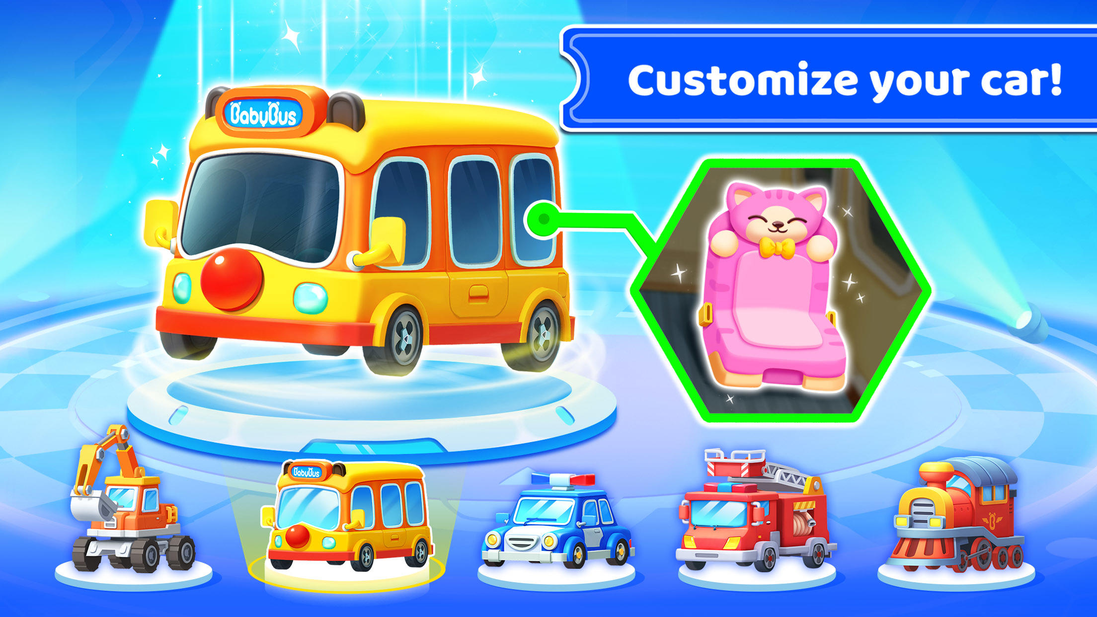 Скриншот игры Baby Panda's School Bus