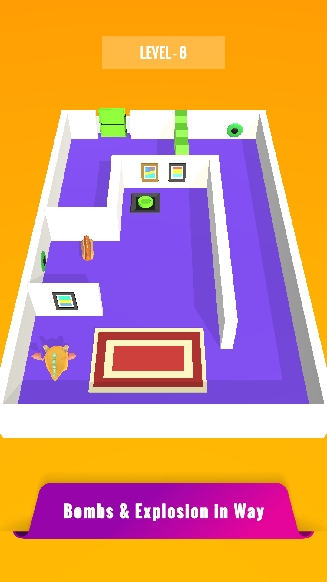 Dragon Escape Puzzle Game Game Screenshot