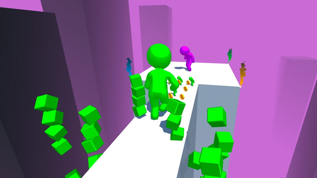 Screenshot of Color Race 3D