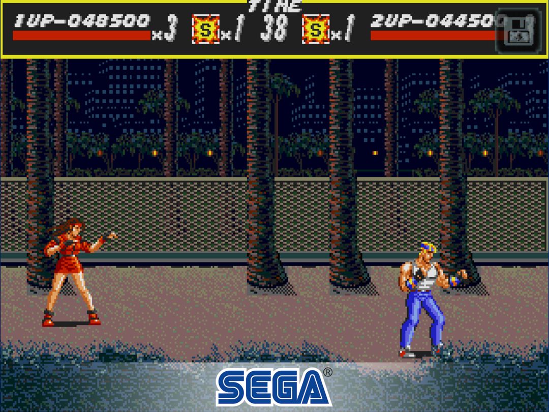 Screenshot of Streets of Rage Classic
