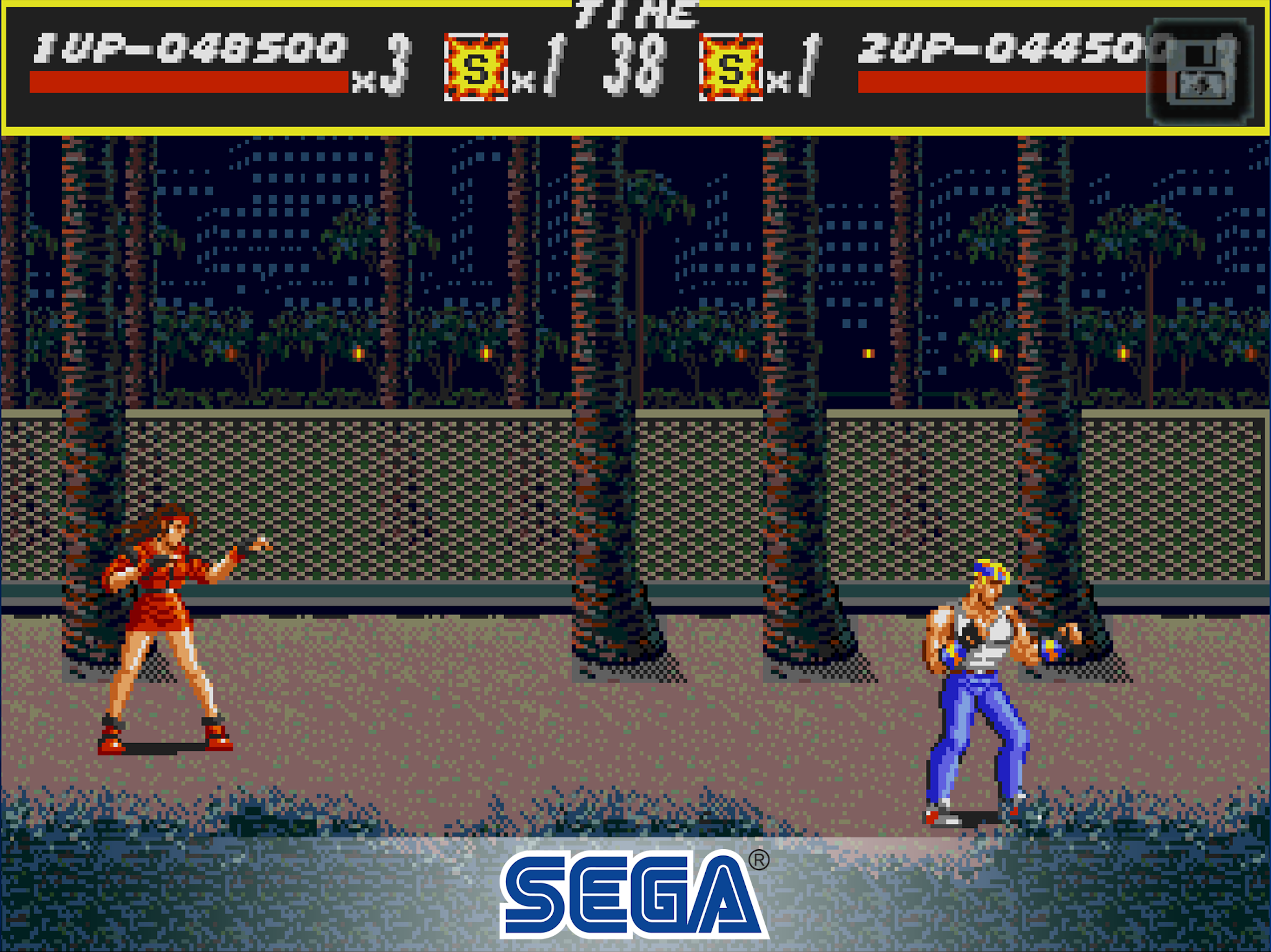 Streets of Rage Classic Game Screenshot