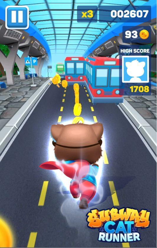Subway Cat Princess - Endless Run screenshot game