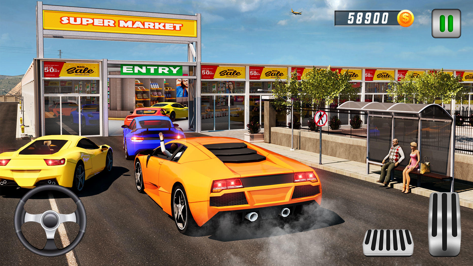 Super Market Game Drive Thru Game Screenshot