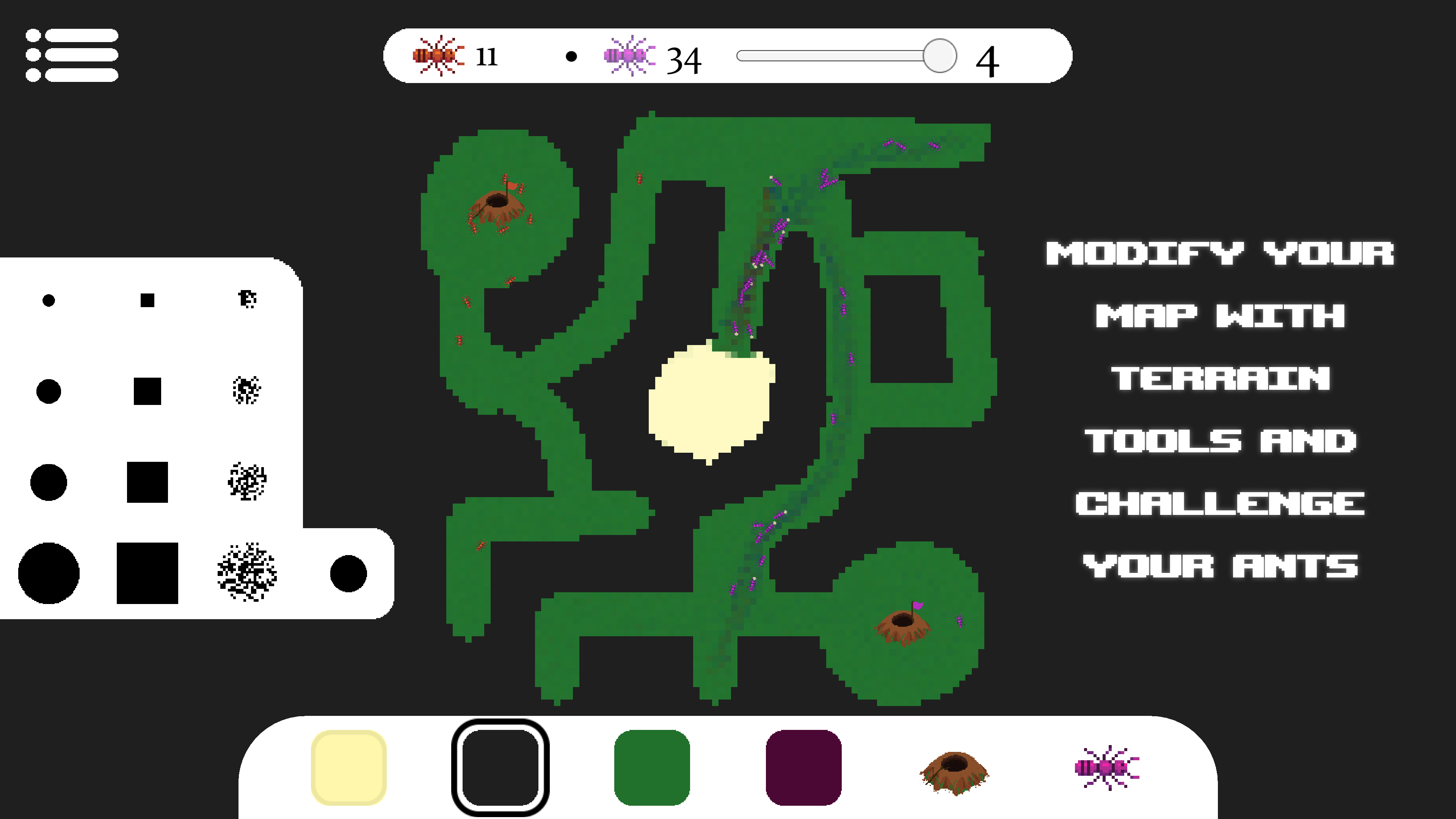 Screenshot of Ants Simulator 2: Total War