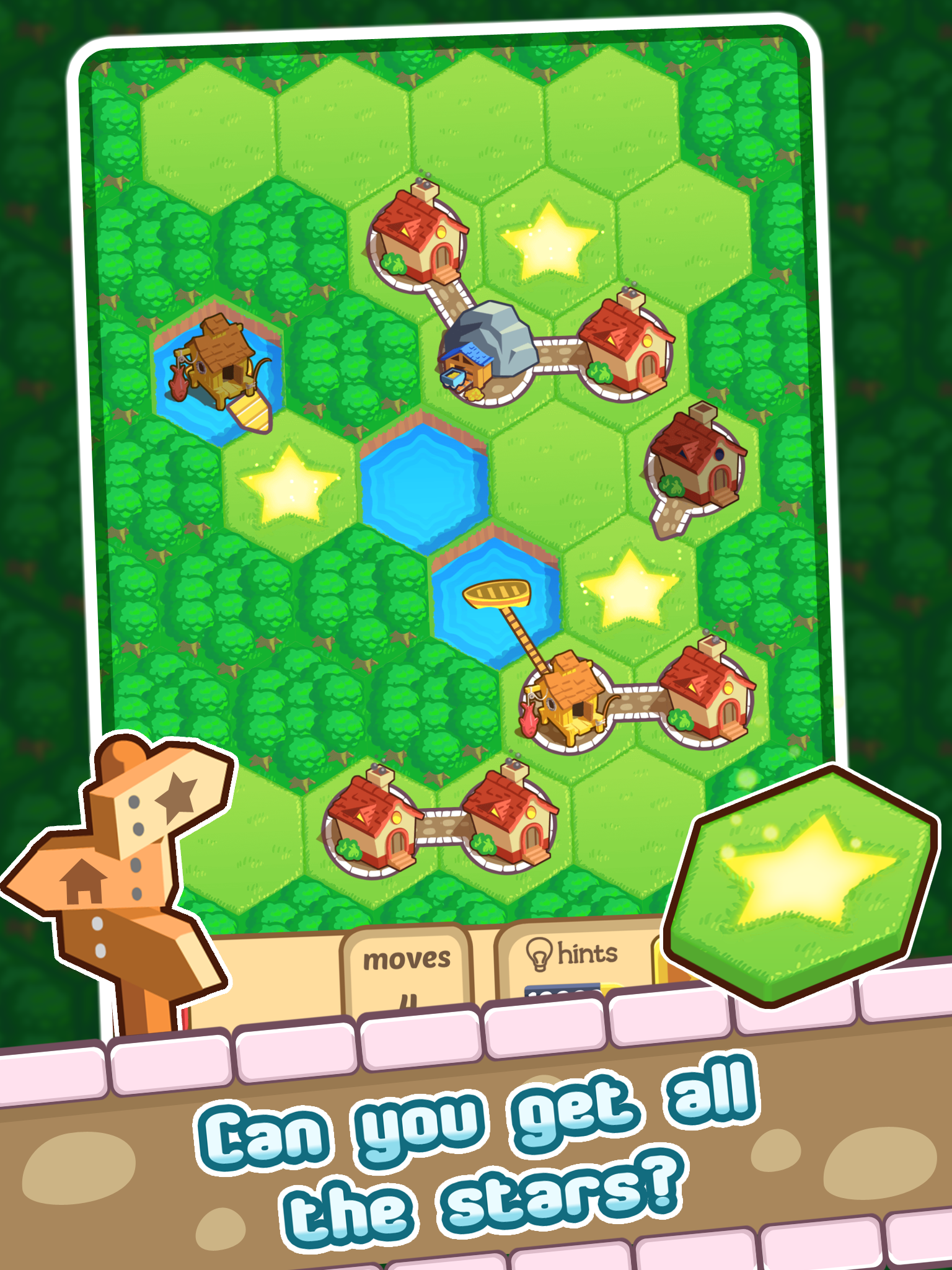 Little Bridges - Make Paths to Link The Village! Game Screenshot