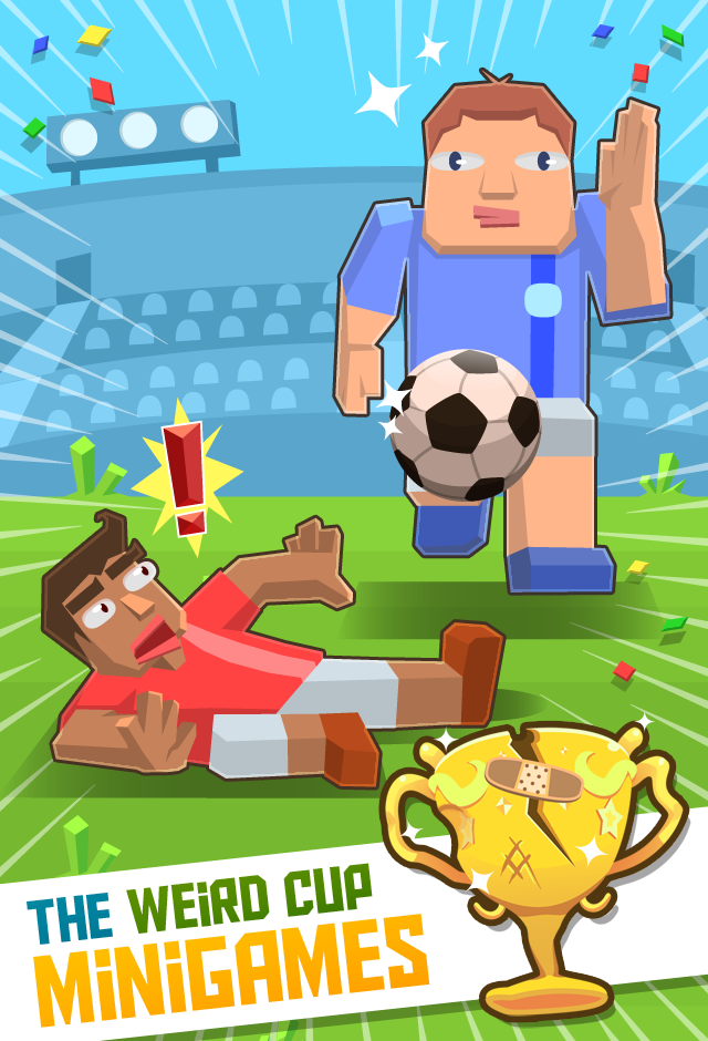 Screenshot 1 of Weird Cup - Fußball und fußballverrückte Minispiele 1.0.5