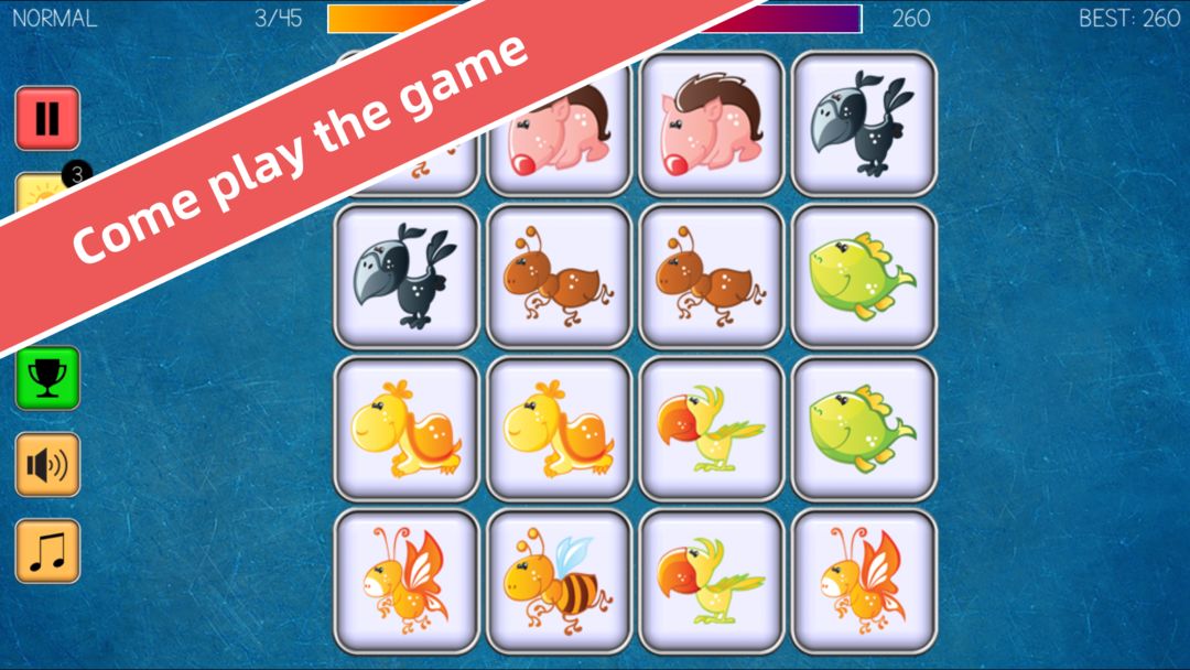 Onet Animal Free-클래식 캐주얼 퍼즐 라인 게임 게임 스크린 샷