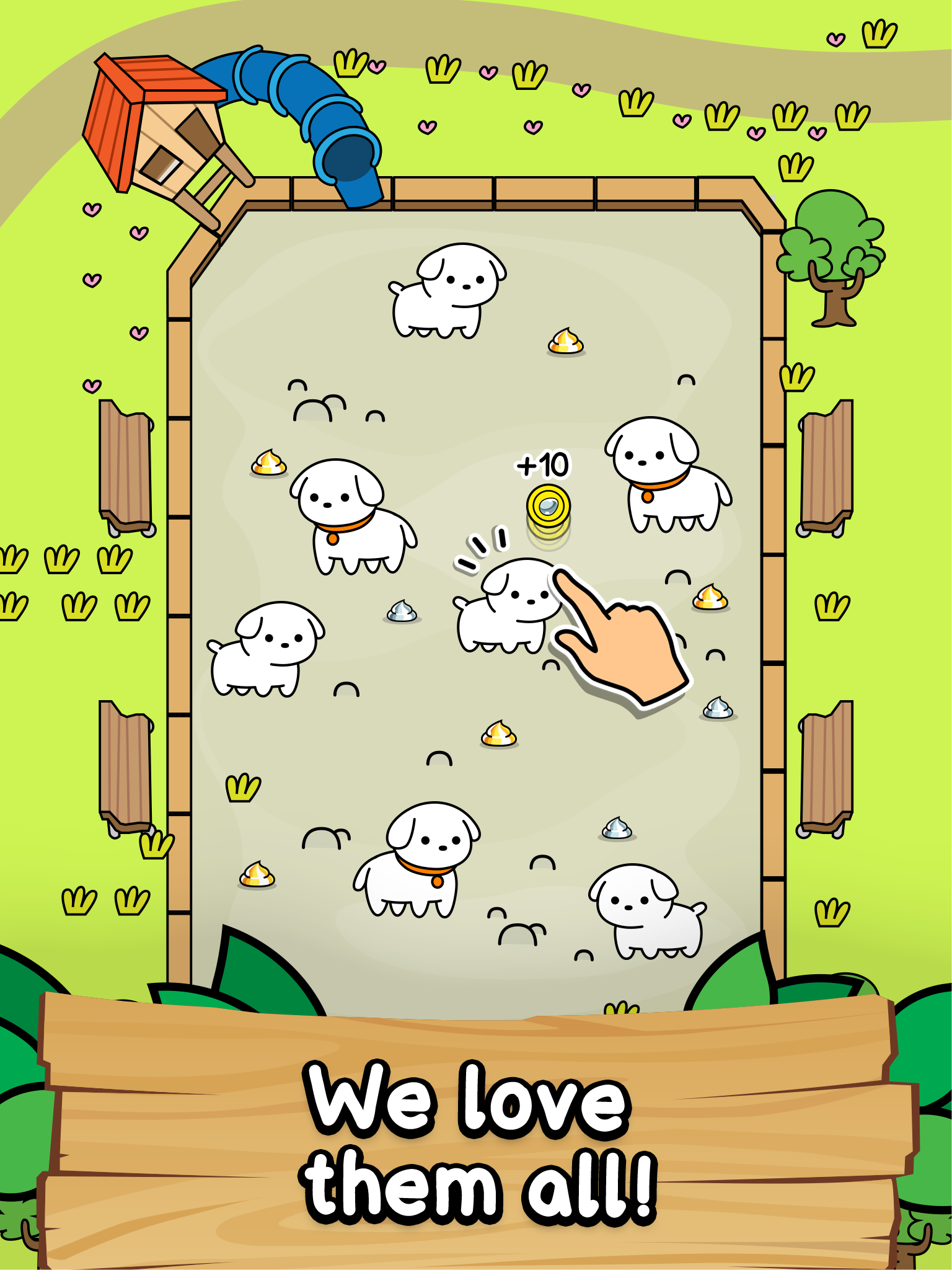 Cuplikan Layar Game Dog Evolution: Idle Merge Game