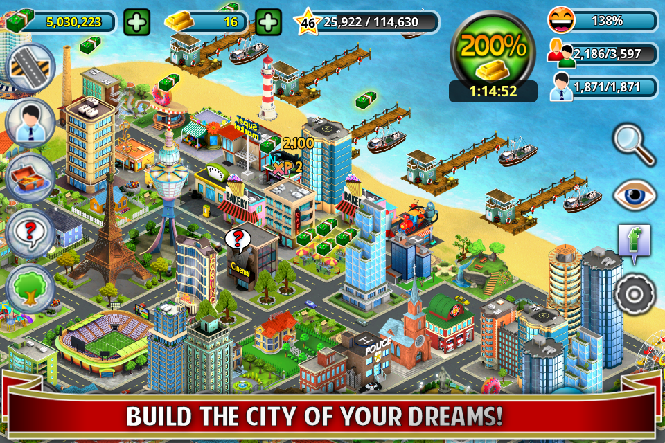 Screenshot 1 of City Island ™: ผู้สร้างกุน 