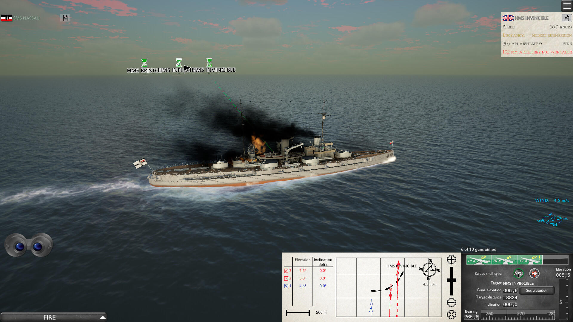Naval Hurricane Game Screenshot