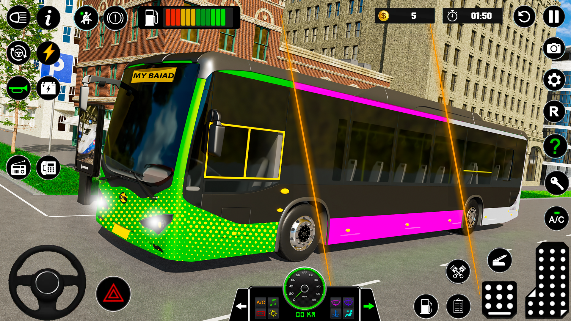 Bus Simulator Games offline 3D 게임 스크린 샷