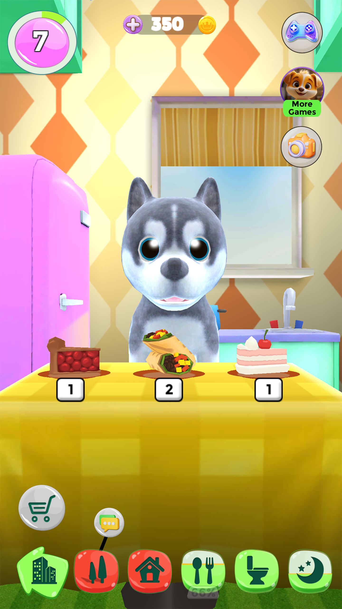 Cuplikan Layar Game Talking Puppy - Virtual Pet