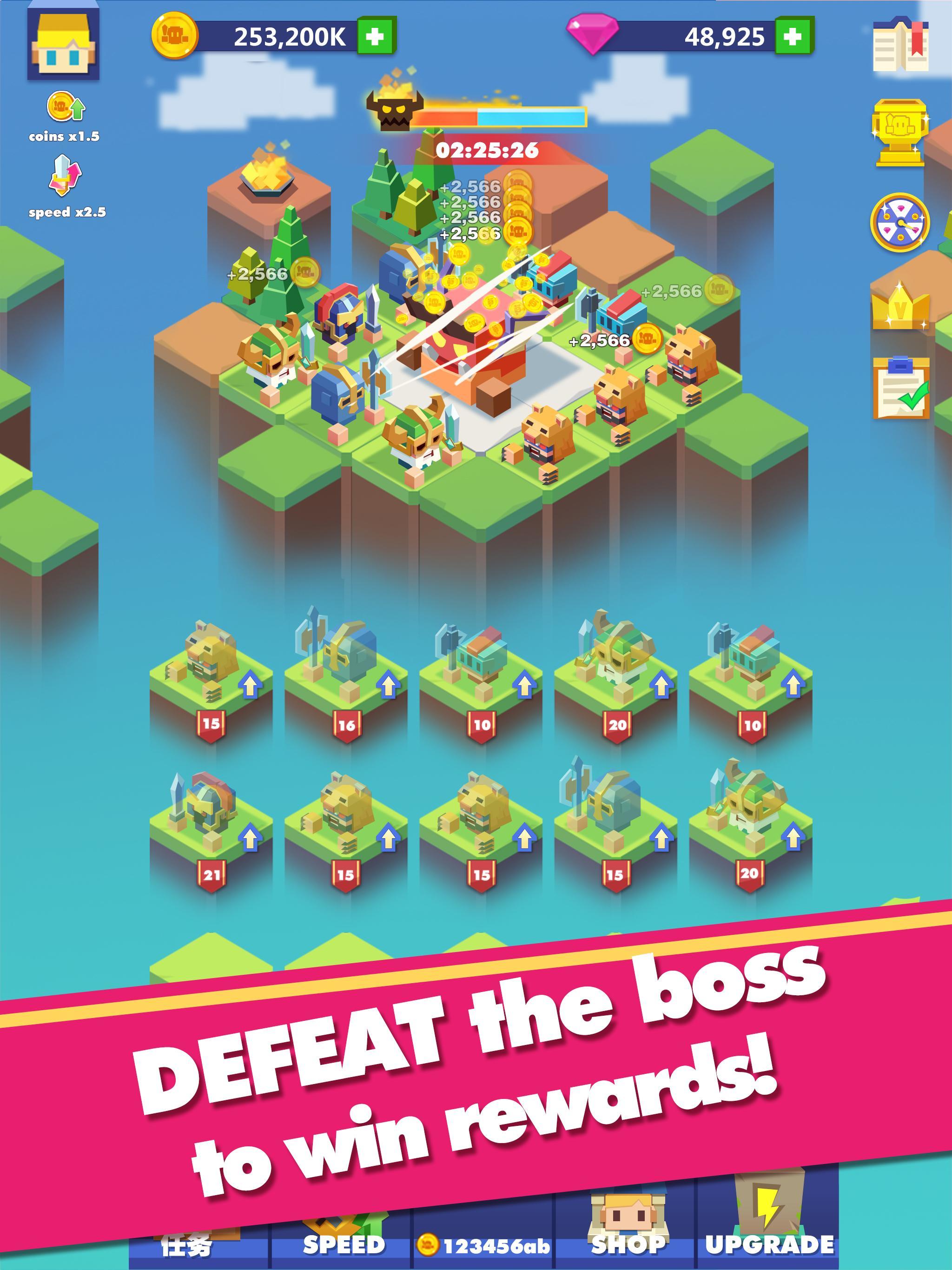Merge Warriors - Idle Legion Game Game Screenshot