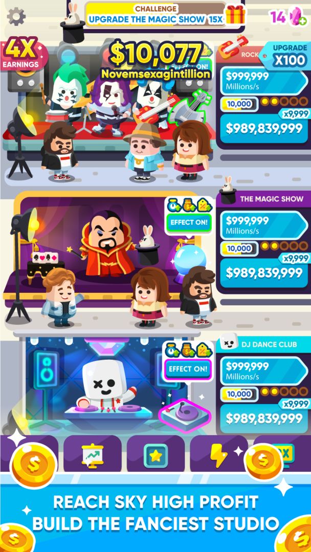 Stardom, Inc.: Idol Capitalist screenshot game