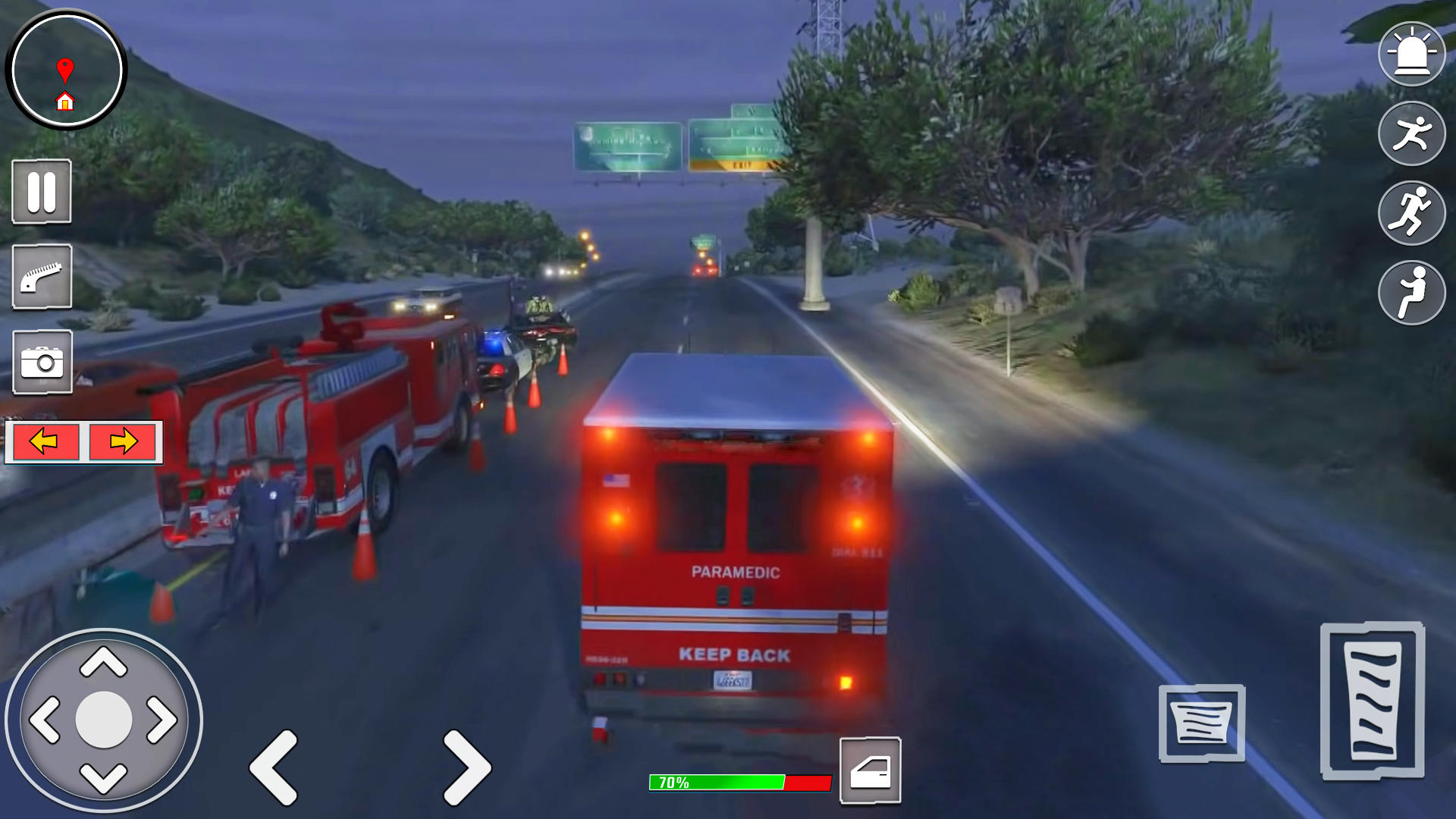 Ambulance Driver Simulator Game Screenshot