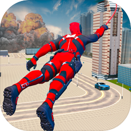 Miami Rope Hero Spider Games