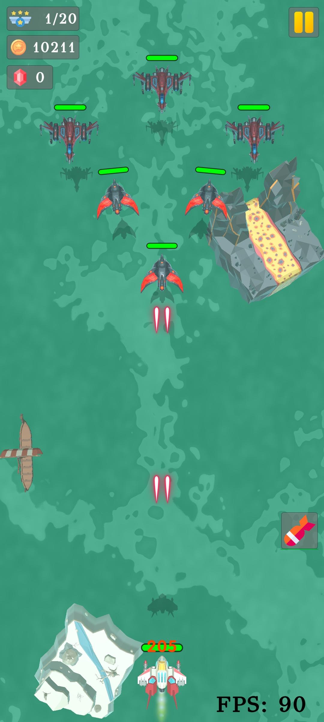 Thunder Strike: 3D Air Combat Game Screenshot