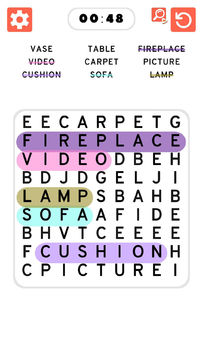 Скриншот игры Word Search Games in english