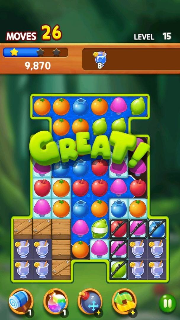 Screenshot of Fruit Magic Master: Match 3 Puzzle