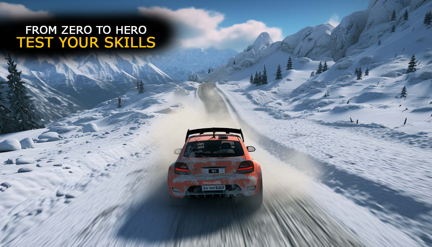 Скриншот игры Rally Car racing PRO