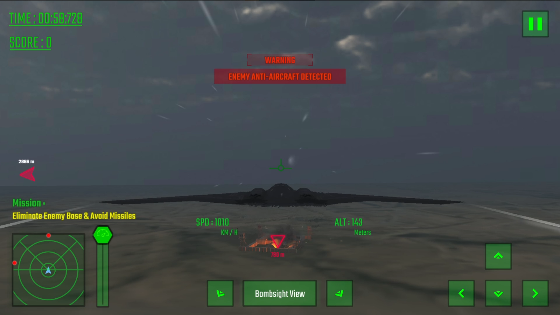 Screenshot of Modern Bomber Mission
