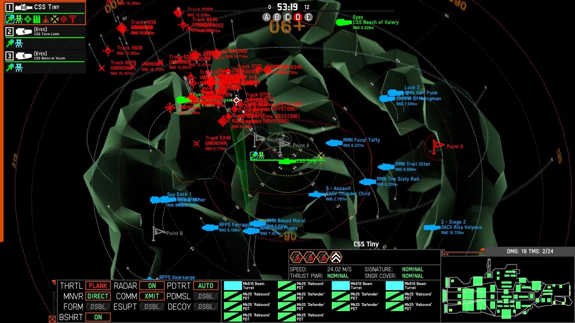 NEBULOUS: Fleet Command ภาพหน้าจอเกม