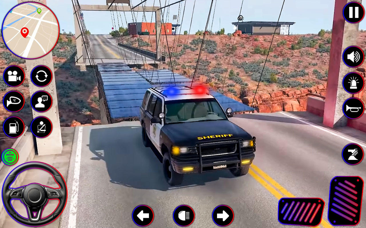 American Police Car Game 2024 Game Screenshot