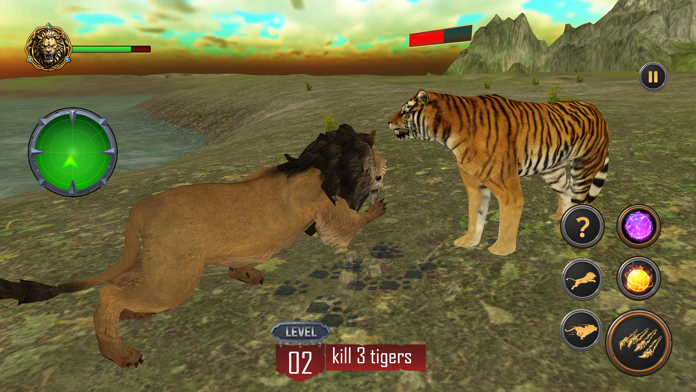 Lion Games Wild Animal Life ภาพหน้าจอเกม