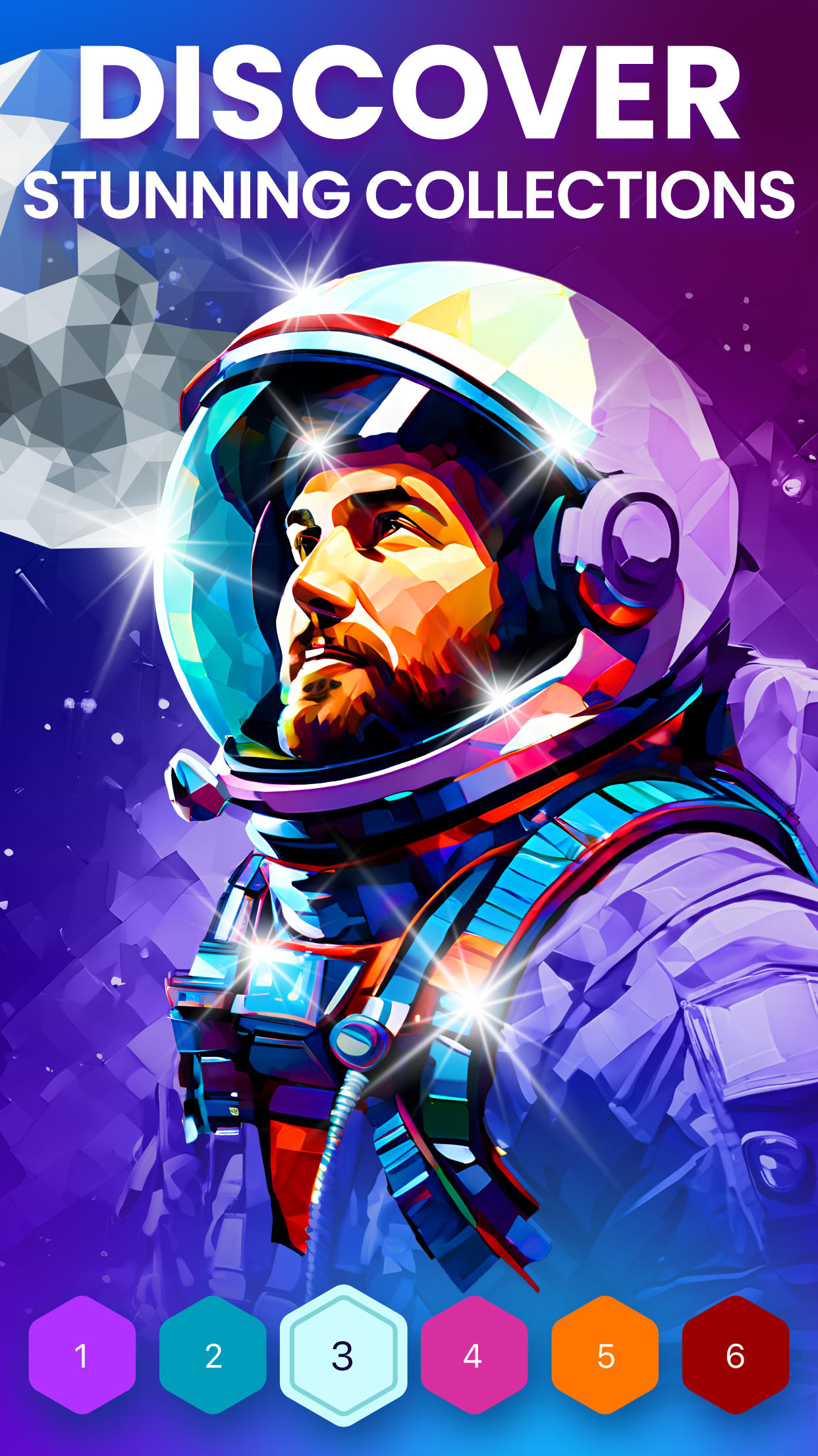 Polygon - Art Coloring Book Game Screenshot