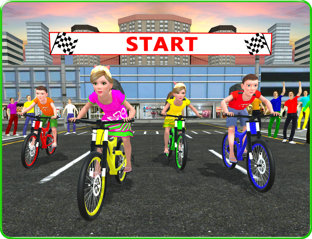 Kids School Time Bicycle Race android iOS apk download for free TapTap